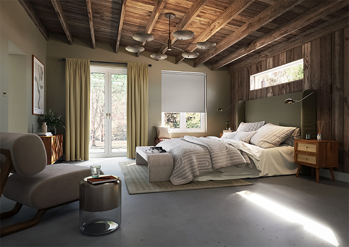Trinity (Blackout), Dove - Twist&Fit Roller Blind - Image 7